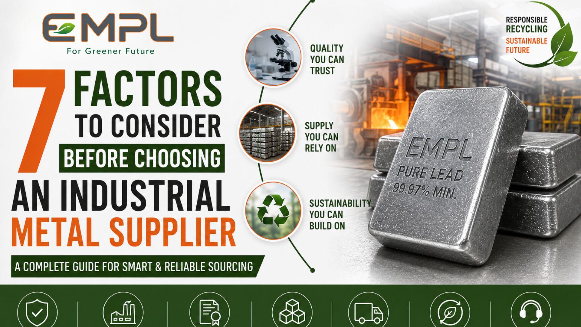Featured image for 7 Factors to Consider Before Choosing an Industrial Metal Supplier blog post